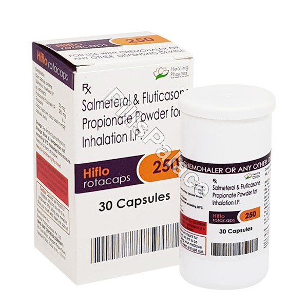 Hiflo Rotacaps 250mcg (Salmeterol/Fluticasone) - 250mcg